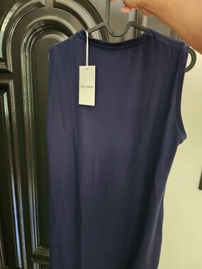 Women's Navy Sleeveless Dress